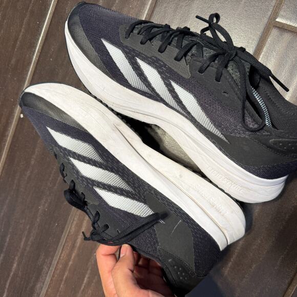 Adidas Adizero SL2 Shoes Mens 9.5 Womens 11 Black Athletic Running Sneakers - Picture 5 of 8